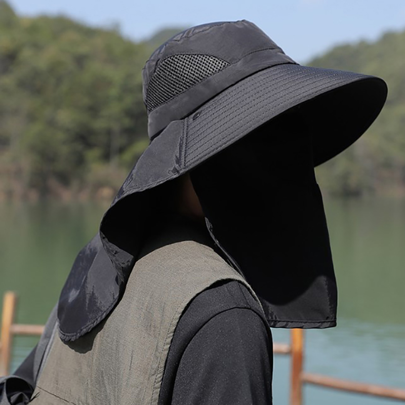 Mens Outdoor Hunting Hats - Unisex Summer Sun Hat UV Protection