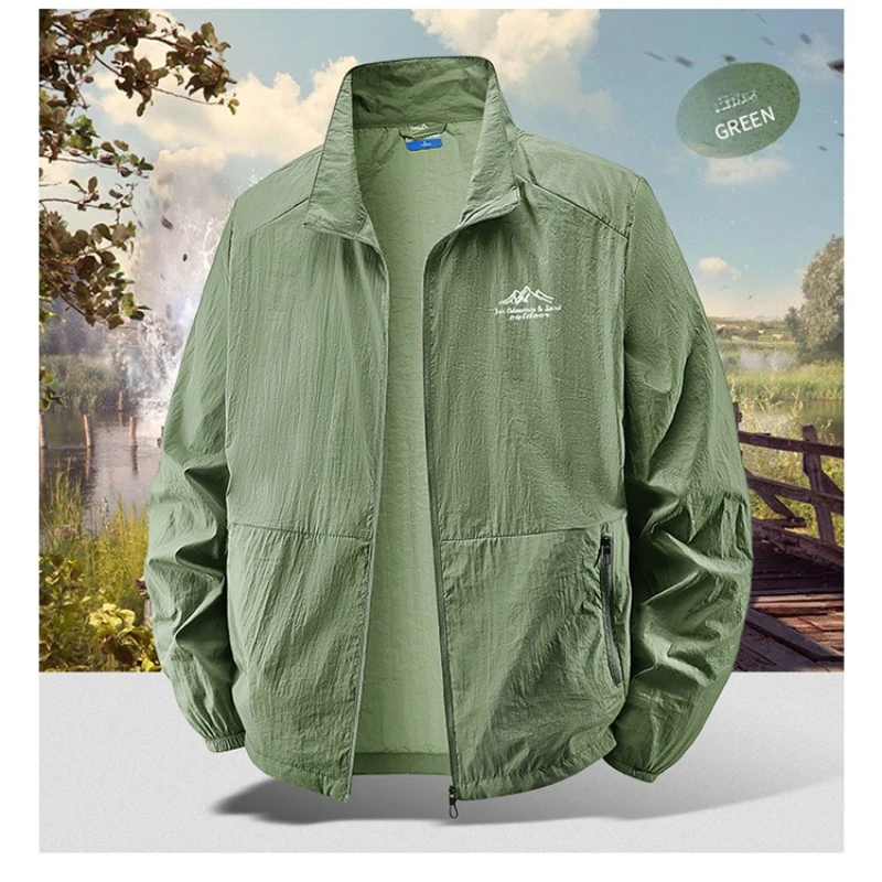 Hunting Outdoor Clothing Brands - UPF50+ Coats Men Lightweight Jacket Summer