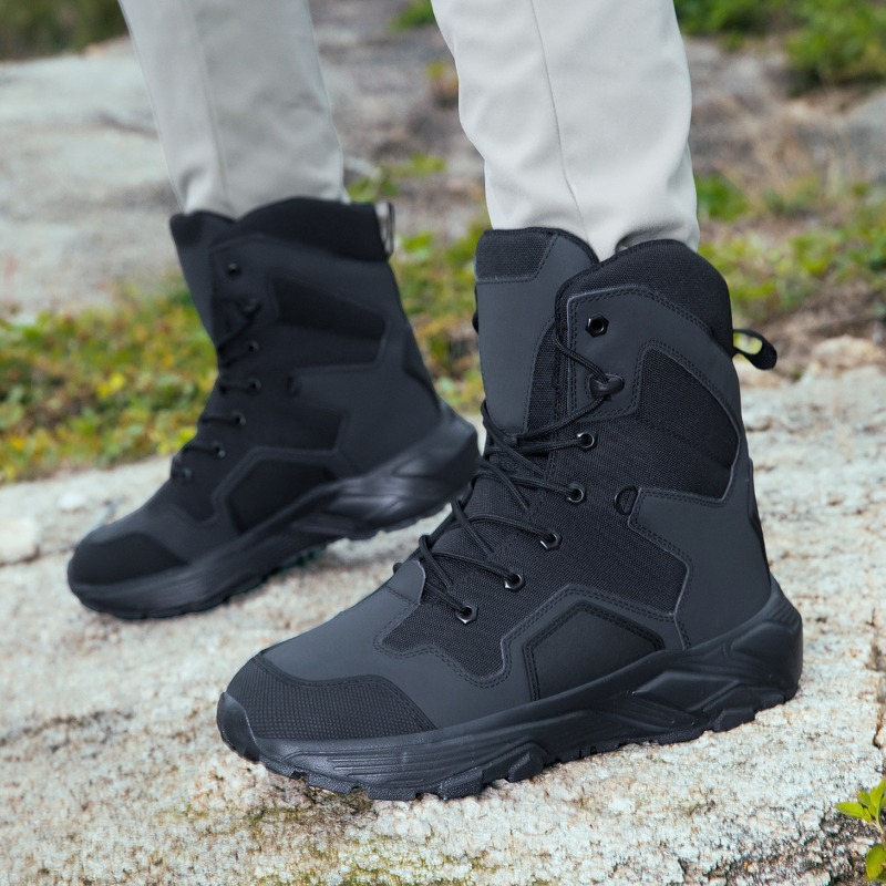 Wildman Hunting & Outdoor - Men Tactical Boots Lace Up Wild