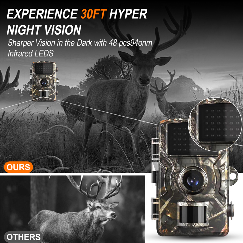 Wildlife Trail Cameras 16MP 10 - Outdoor Hunting Video Camera 评论和价格