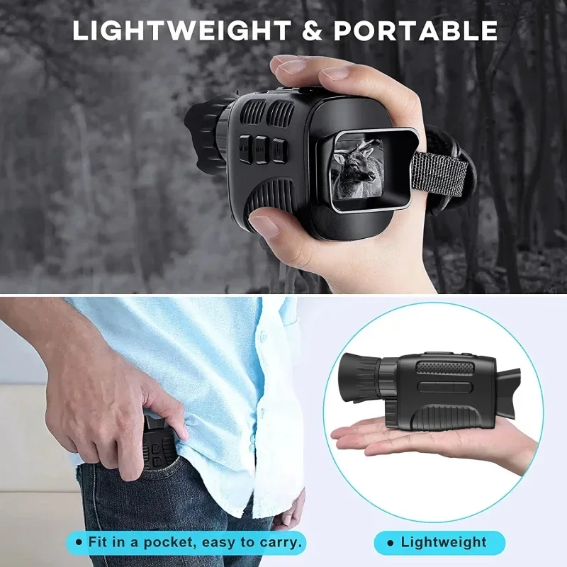 1080P HD Monocular Night Visio - Hunting Outdoor Day 评论和价格