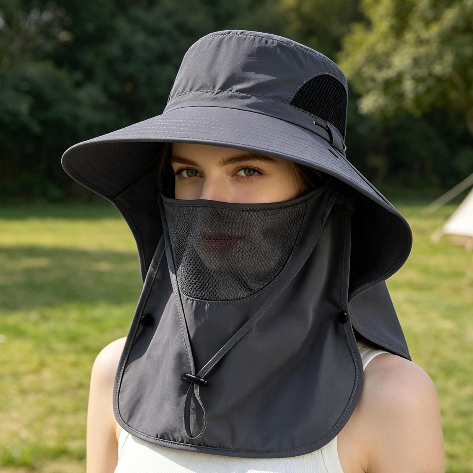 Summer Sun Hats UV Protection  - Mens Outdoor Hunting Hats 评论和价格