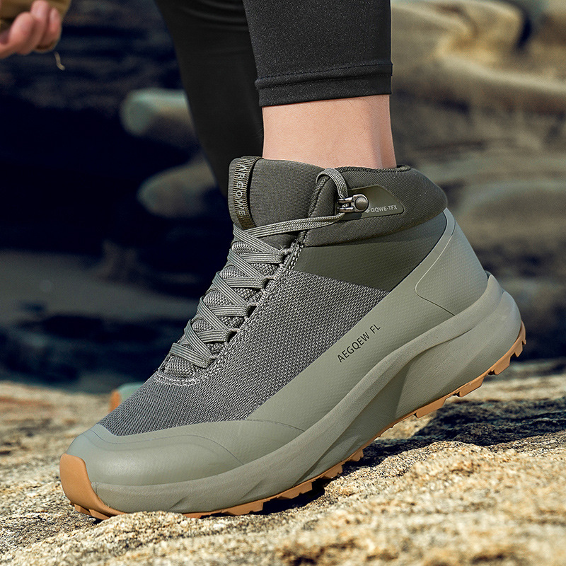 High Top Hiking Shoes Men Luxu - Hunting Outdoor Brand 评论和价格