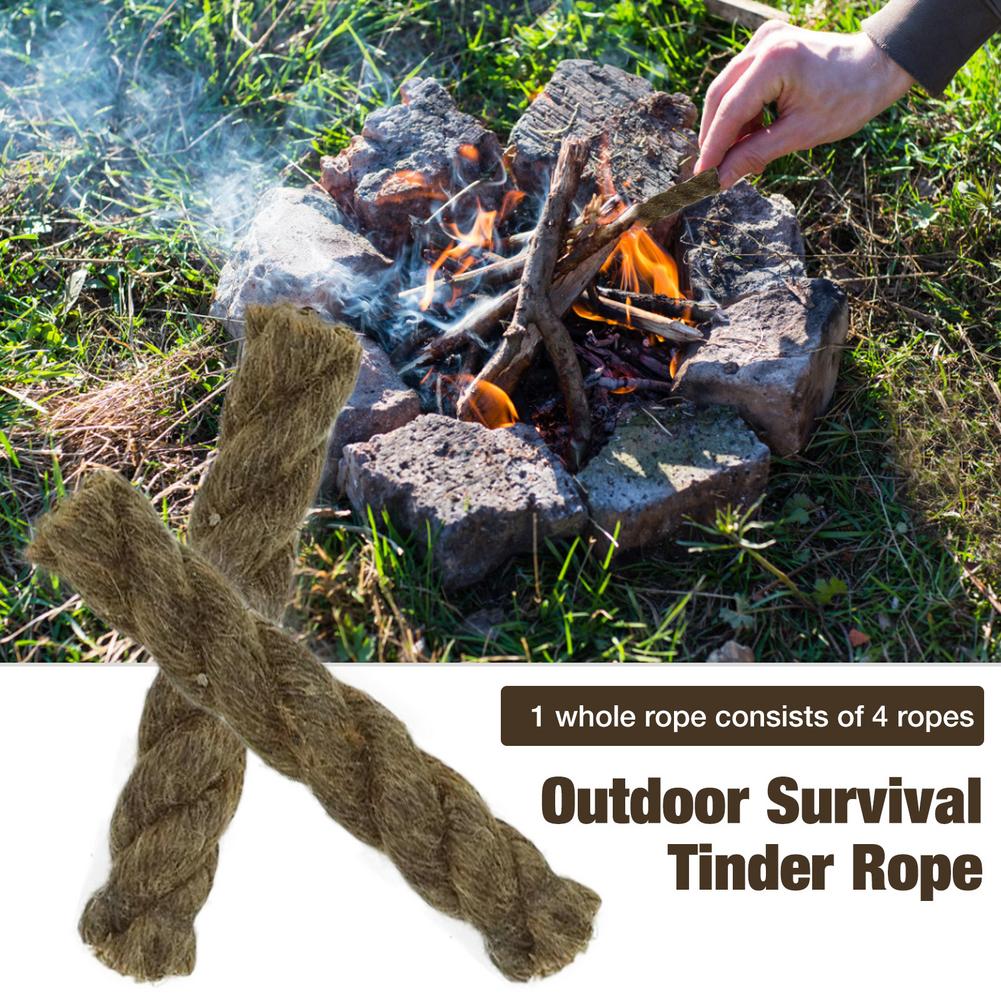 5PCS Tinder Rope Survival Fire - Fire Starter Waterproof 评论和价格