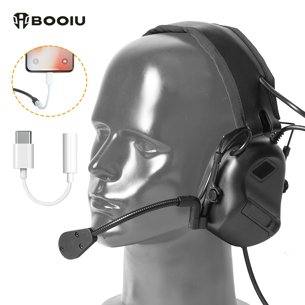 BOOIU Tactical Electronic Shoo - Shooting Ear Muff 评论和价格