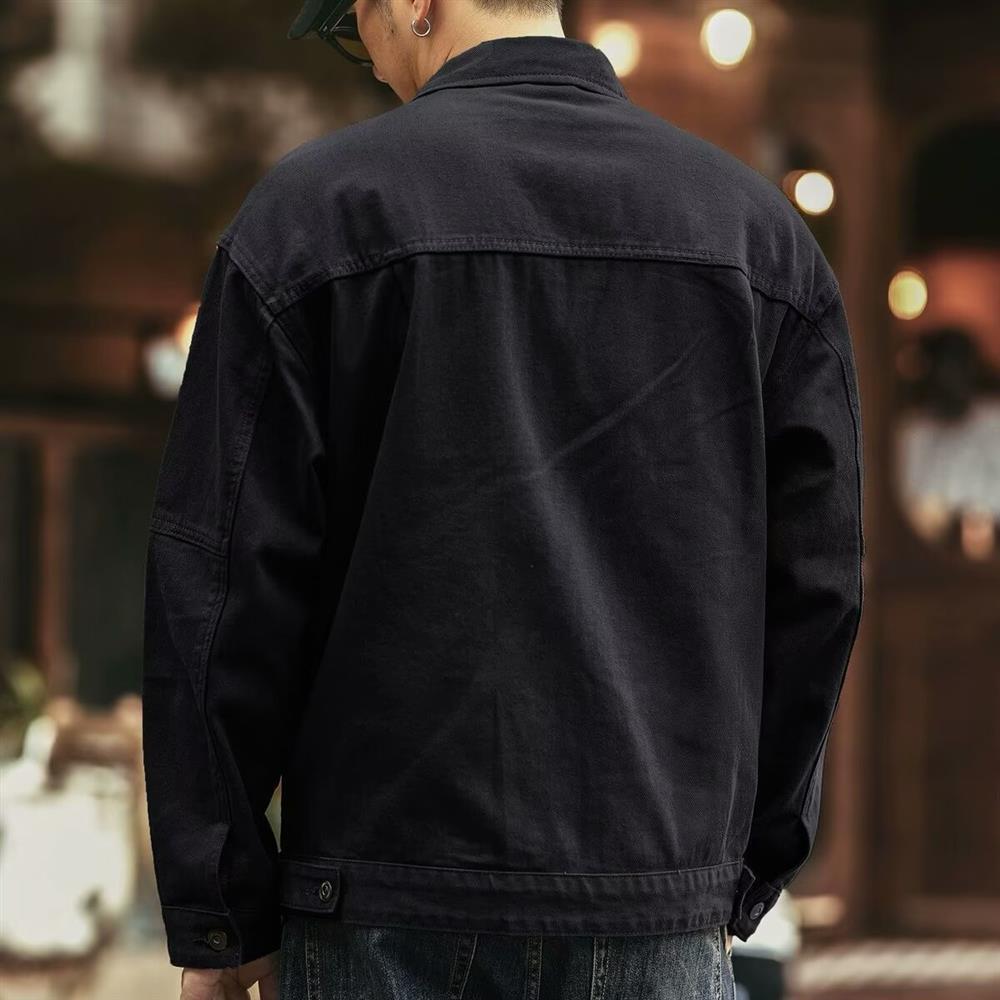 Retro American Denim Jacket Me - Hunting Outdoor Brand 评论和价格
