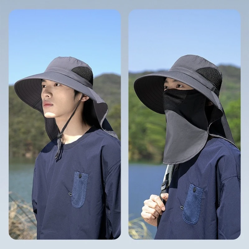 Summer Sun Hats UV Protection  - Mens Outdoor Hunting Hats 评论和价格
