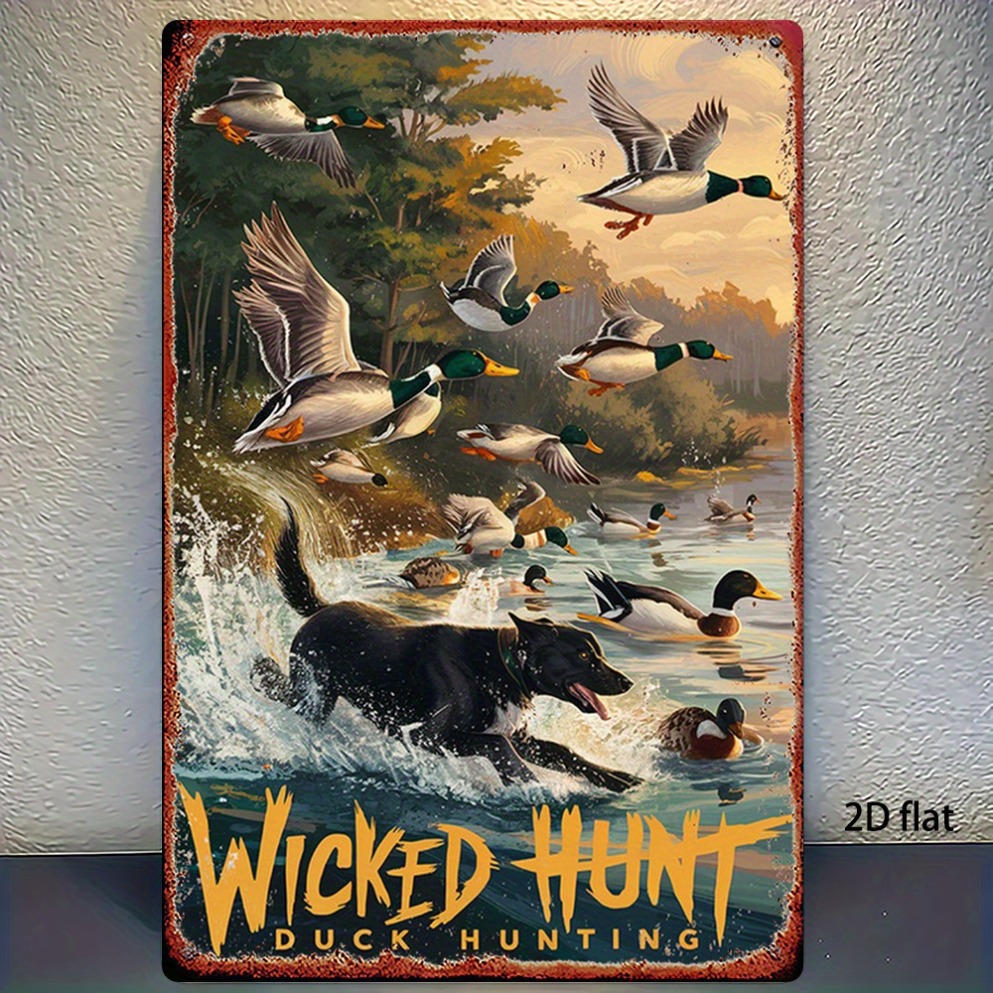 2D Flat Vintage Hunting Duck M - Wildman Hunting & Outdoor 评论和价格