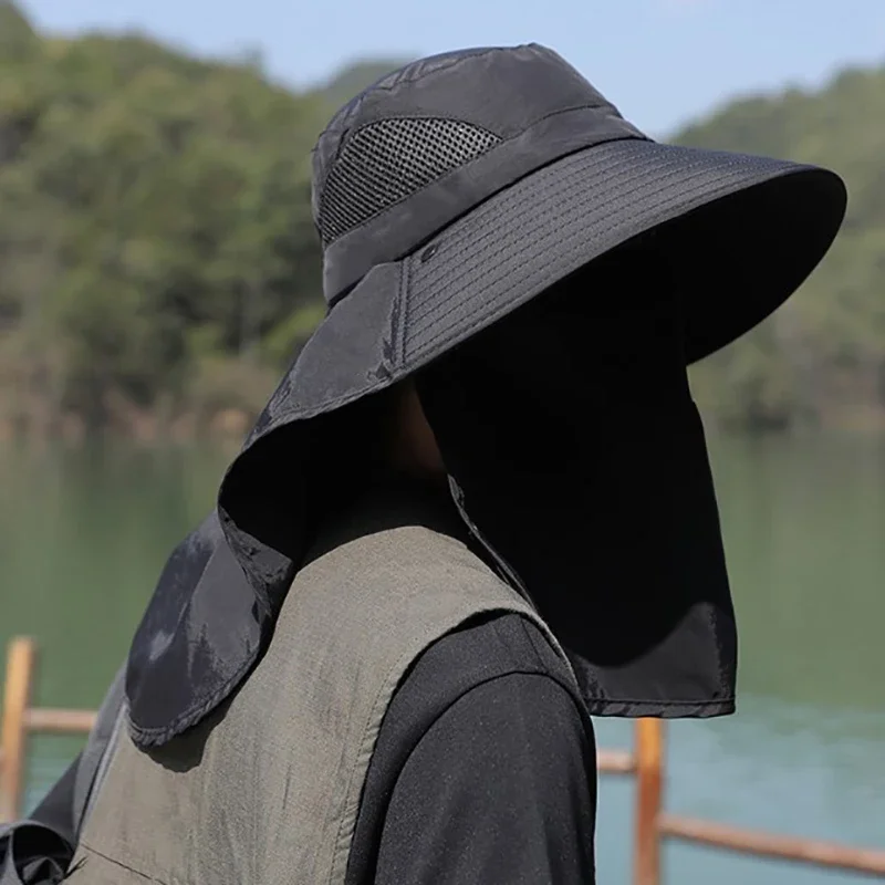 Summer Sun Hats UV Protection  - Mens Outdoor Hunting Hats 评论和价格