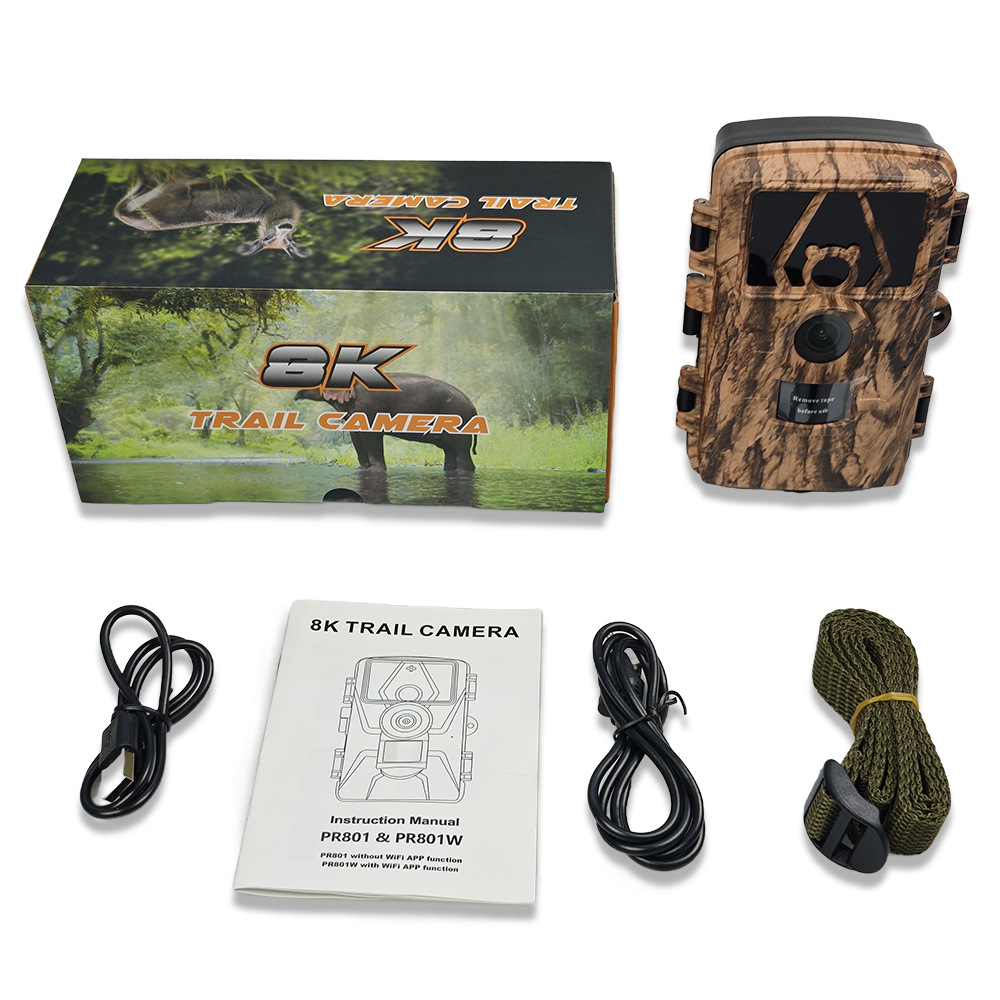 PR801W Ultra Clear 8K Video 60 - Outdoor Hunting Video Camera 评论和价格