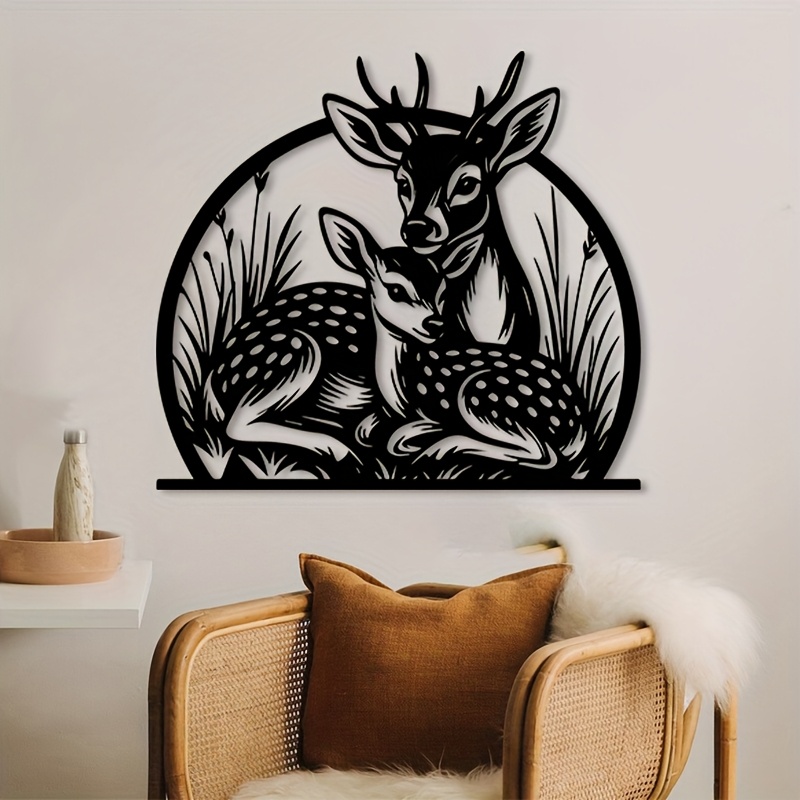 Brand Rustic Iron Deer Wall Ar - Hunting Outdoor Brand 评论和价格