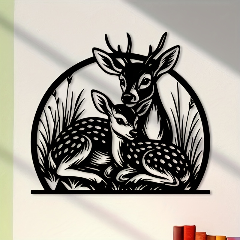 Brand Rustic Iron Deer Wall Ar - Hunting Outdoor Brand 评论和价格