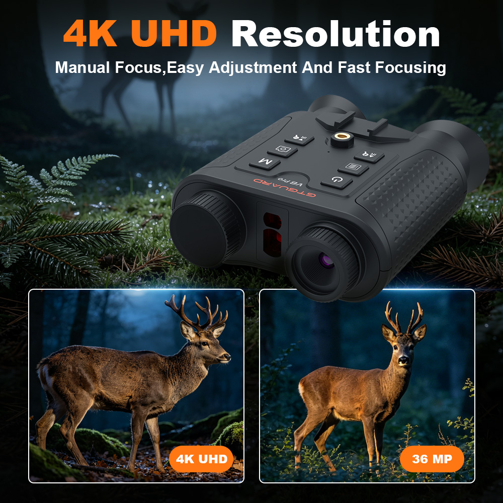 4K Night Vision Binoculars 8X  - Hunting Outdoor Day 评论和价格